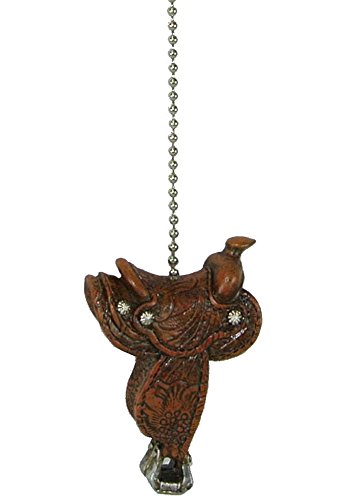 Cowboy Western horse Saddle Ceiling Fan Pull chain extender