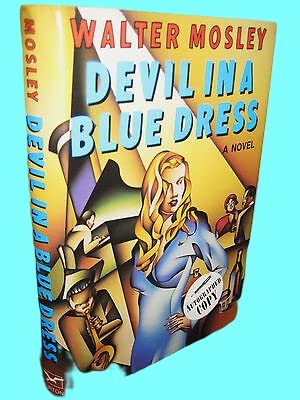 Amazon.com: Rare Antique Devil In a Blue Dress Walter Mosley SIGNED 1st