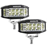 HOZILIFE 3 Inch LED Pods, 2PCS 40W 12V Flood Spot Ditch Lights Offroad Driving Fog LED Work Light for Truck ATV UTV Motorcycle (HZ1121)