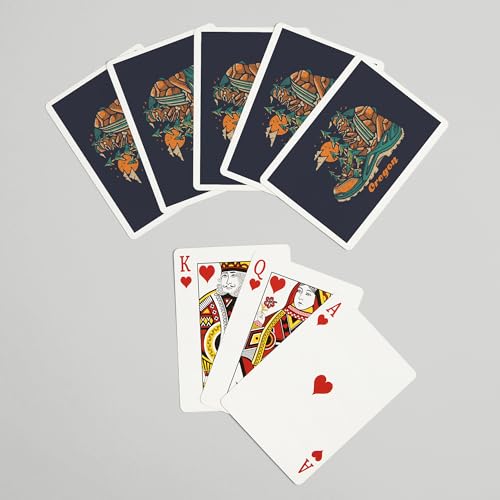 Baraja Lantern Press Oregon, 52 cartas tamaño póker miniatura 7