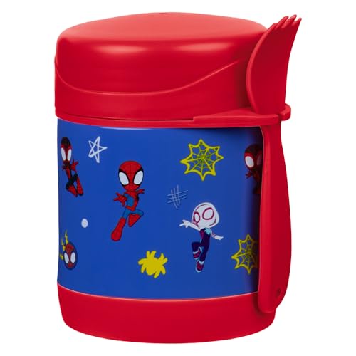 Listado de Frascos térmicos para comida disponible en línea. 43 MAGMALIFE Contenedor Térmico para Alimentos MealGo 300ml (10oz), Acero Inoxidable Doble Pared, Con Cuchara/Tenedor, Mantiene Frío y Caliente, Boquilla Ancha, Antiderrames, Ideal...