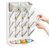 LOMUG Vertical Baby Bottle Drying Rack, Babyflaschen Abtropfständer, Vertikaler Flaschentrockner mit 12 Stäben, Platzsparender Babyflaschenständer für Milchflaschen, Sauger & Milchpumpenzubehör, Grau