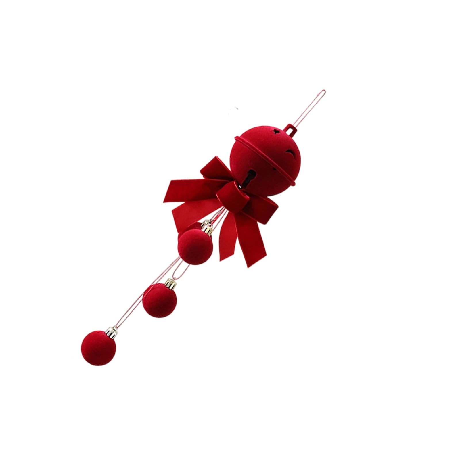 Christmas Tree Decorations Nordic Bells Christmas Ornament Hanging Pendant for Festival Tree Home and Party Ball Hanging Ornament