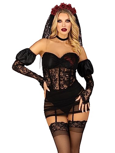 Leg Avenue Heartbreak Bride Set Di Costumi, S - 2