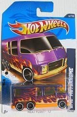 Mattel Motorhome Gmc Hot Wheels 2012 Heat Fleet Series #6/10 Roxo, Miniatura Colecionável Em Metal Fundido Na Escala 1:64