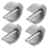 KOMBIUDA 4pcs Walker Crutch Attachment Clips C-Shaped Buckle Design for Enhanced Stability and Safety Easy to Install Fit for Various Walkers and Canes Tube