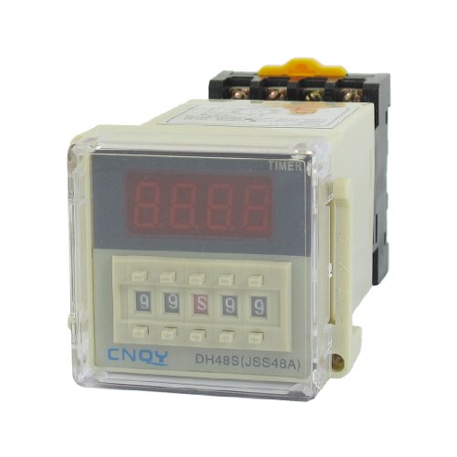 Relé de tiempo DH48S-11 temporizador digital AC 110V de retardo DPDT 11P