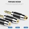 HiFi Sound 6.35mm to 2.5 3.5 4.4mm Earphone Adapter Metal Headphone Converters for Enhances Experiences Sound