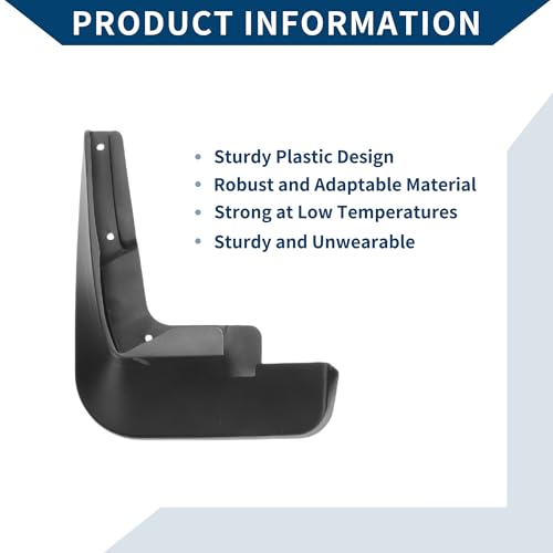 Image of Mud Flaps Splash Guards W /Mount Accessories for Citroen C-Quatre(Saloon) 2016-2019 Front Rear Mud Guards 1 Set