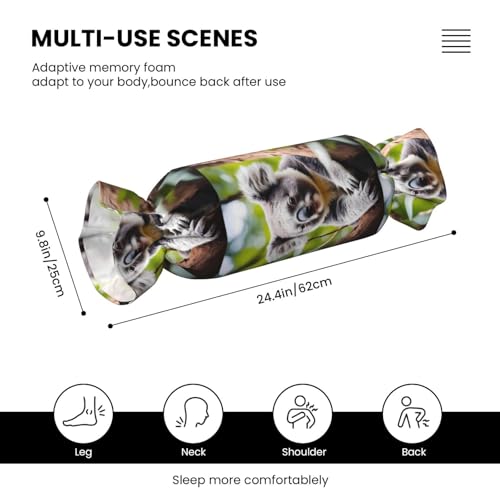 Almohada de espuma viscoelástica tamaño único negra miniatura 3