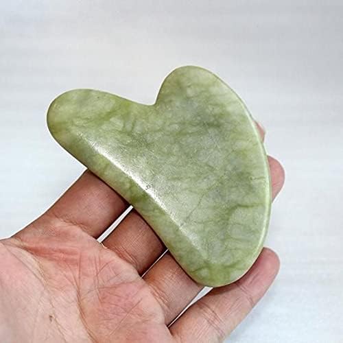 Miniatura 4 de SHARVGUN Gua Sha Scraping Masaje Facial Herramienta Piedra de Jade Verde para Cara Cuerpo SPA Terapia de Acupuntura Tratamiento de Punto Gatillo