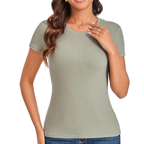Image of ASAIR Ribbed Tshirt for Women