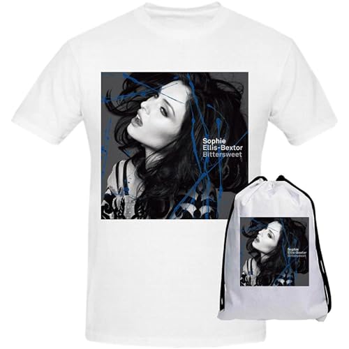 Photo de Candice Odelia Sophie Ellis Bextor Bittersweet Summer T Shirts for Men Round Neck White S