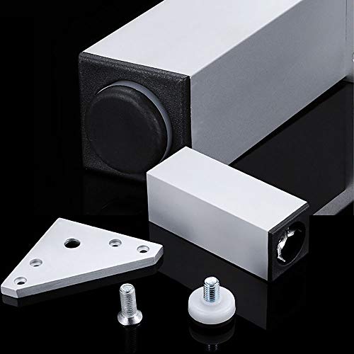 Pieds De Meuble Pieds En Alliage D'aluminium Pied D'étagères D'armoire De Canapé Hauteur Réglable De Remplacement 4pcs(Size:15cm)