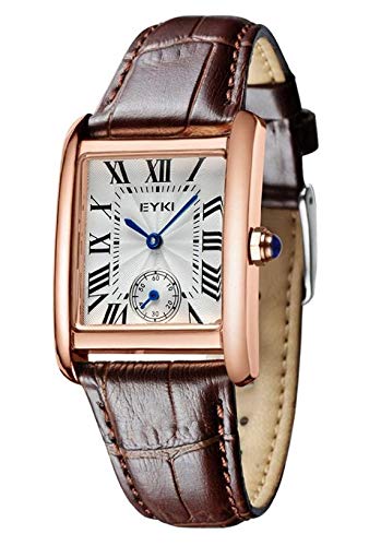 EYKIWomen and ladies Fashion Analog Watch With Leather