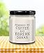 Vanilla Scented Candle Coffee Korean Drama Funny Gift 9oz