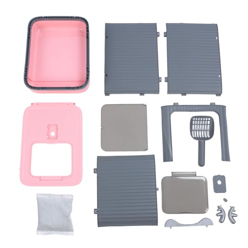 Caixa de Areia Caixa de Areia Com Bandeja Deslizante de Entrada Superior Bandeja de Areia para Gatos