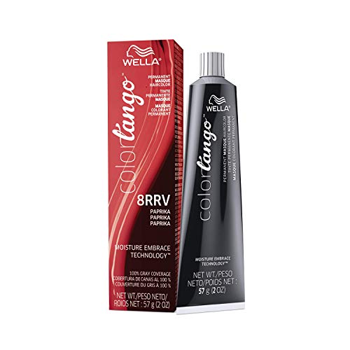 Wella Color Tango Permanent Hair Color, 8RRV Light Blonde Red Mahogany