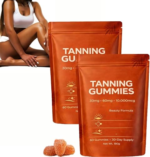 Gommes de bronzage de la peau, mélange bêta-C-arotène et L-ycopène,