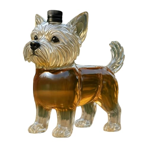 Decantador para alcohol – 350 ml recipiente para bebidas de alta transparencia | Botella para decantador de whisky | Para Brandy, Bourbon, fiestas, Navidad, bodas, restaurantes, barbacoas y
