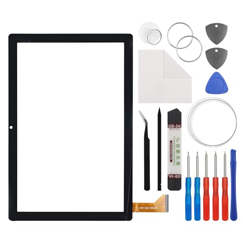 E-yiiviil Touch Screen Panel Digitizer (Without LCD Display) Compatible with CX1062 FPC-V01 10.1 inch with Tools