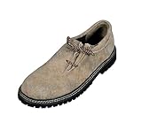 Lederhosen Shoes, Haferl Shoes, Authentic Bavarian Leather Trousers Men's Shoe Oktoberfest Trachten Real Leather Western Traditional Oktoberfest Boots (Begie Antique, US Footwear Size System, Adult, Men, Numeric, Medium, 10)