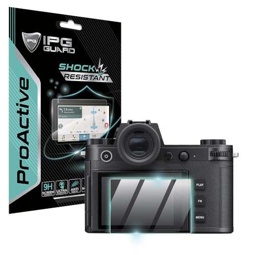 IPG ProActive for Leica SL3 Camera Display (2 Units) 9H Hardness Screen Protector Nano Ceramic Film Ultra Responsive High Clarity Smudge & Shock Proof for LeicaSL3