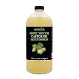 GreenIVe - 100% Pure Castor Oil - Cold Pressed - Hexane Free - Exclusively on Amazon (32 Ounce)