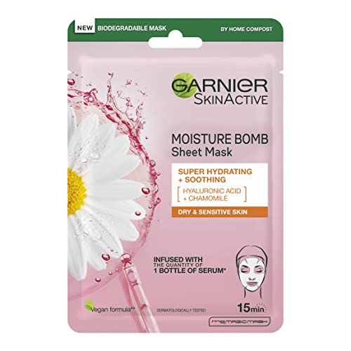 Preisvergleich Produktbild Garnier, Moisture Bomb, feuchtigkeitsspendende Gesichtspflege, Grüner Tee