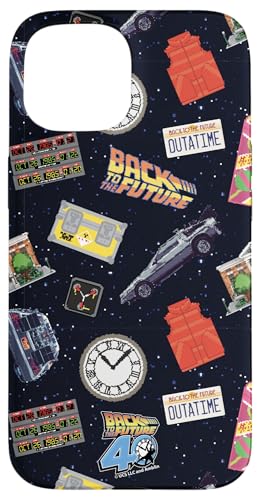 Back To The Future 40th Anniversary Starry Collage AOP Case for iPhone 15