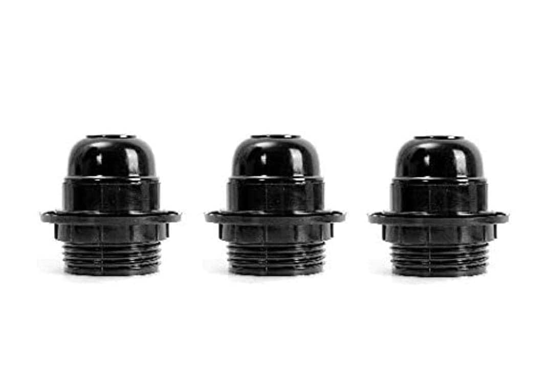 SVDK Black Screw Type Holder, E27 Ring Type for Table Lamps Lights - Pack of 3-picture-28