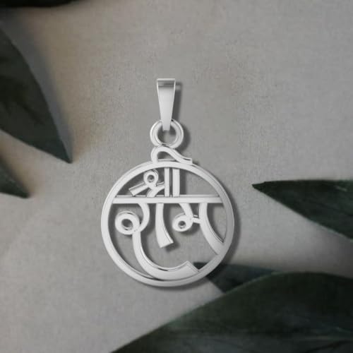 Image of Miss Highness 925 Sterling Pure Silver Pendant for Men & Women, Religious Pendants, Without Chain, Silver Jewellery with Authenticity Certificate, Birthday, Anniversary, Gift for Husband and Boyfriend
