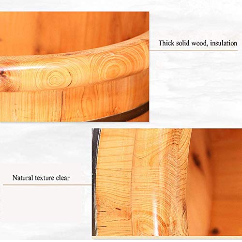 Spa de Pies Barril de Madera Maciza para Uso Hogar miniatura 4