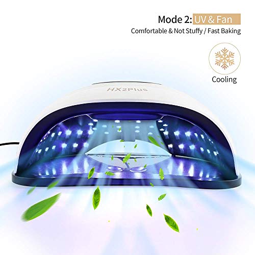 Uv Led Nail Lamp, Liarty 180W Gel Uv Light Nail Dryer For Gel Nail Polish Upgraded Curing Lamp With Sensor 6 Timer #TOP2