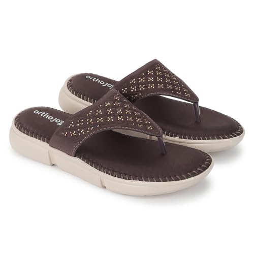 Image of ORTHO JOY doctor Fancy Slipper for women || Orthopedic Women's Fancy Sandal For Women