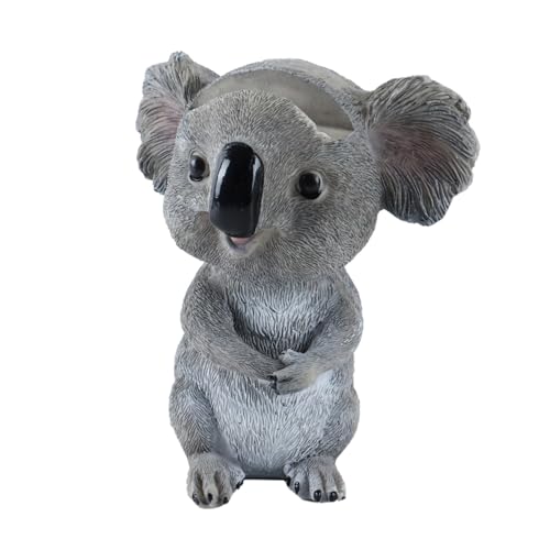 DUZEPA Niedlicher Brillenhalter mit Koala-Motiv, Brillenzubehör für den Schreibtisch, Zuhause, Büro, Harz