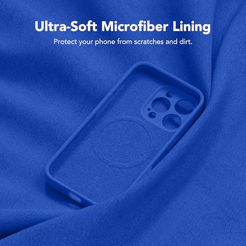 SuydanBox Magnetic for iPhone 16 Pro Max Case, Compatible with MagSafe, [Full Camera Protection][Screen Protector] Silicone Shockproof Protective Phone Case for iPhone 16 Pro Max 6.9", Klein Blue by SuydanBox - Image 5