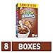 Kellogg's Cocoa Krispies Breakfast Cereal, Kids Snacks, Family Breakfast, Family Size, Chocolatey Flavor (8 Boxes)