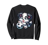 Cool Border Collie Dog Soccer Player