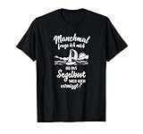 Ob Das Segelboot Mich Vermisst? - Segeln Segler-In Skipper Sailing Design. Lustiges Fun-Design mit lustigem Spruch, passt zu Segelhandschuhen, Segelschuhen und Segeltasche! Perfektes Geschenk für Weihnachten, zum Geburtstag oder für den Valentinstag.