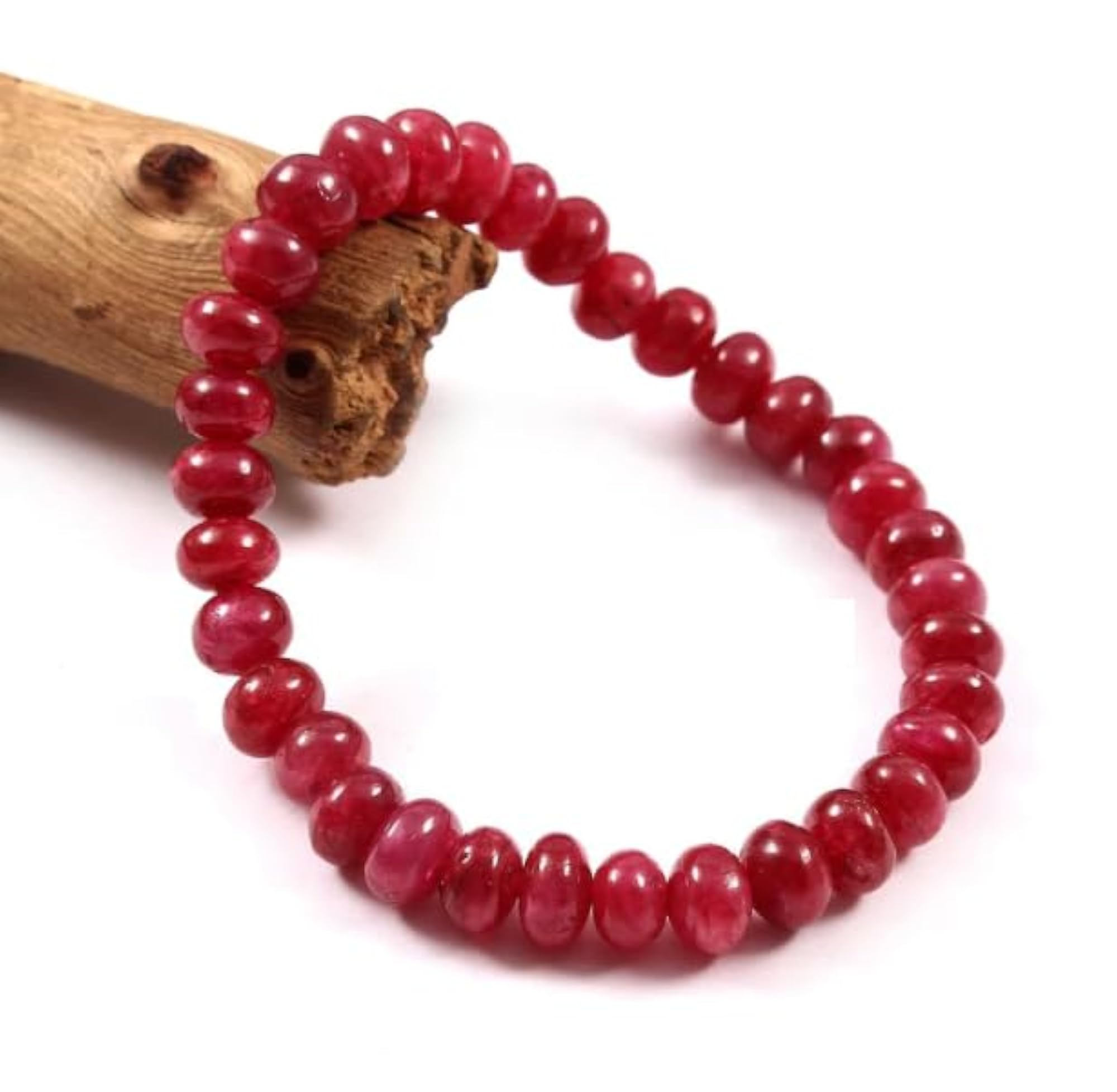 AAA+++ Quality Natural Ruby Stone Bracelet, Original Manik