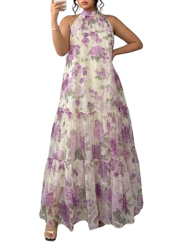 BEAUDRM Women's Plus Size Fall Summer Wedding Guest Dress Cocktail