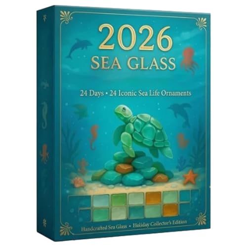 Calendrier de l'Avent Sea Glass décoratif pour sublimer votre maison et vos voitures
