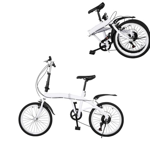 GCIUEMMH Faltrad für Erwachsene - 20' 6-Gang Faltrad Klappfahrrad Modern...