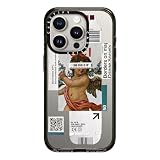 CASETiFY インパクト iPhone 15 Pro ケース [MIL規格準拠 (4x MIL-STD-810G) / 2.5mからの落下試験をクリア] - Below 30 Degrees - クリア ブラック