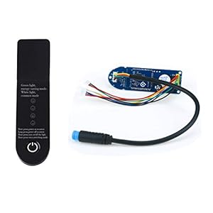 VOLOHAS Flycoo Bluetooth Circuit imprimé de Tableau de Bord pour Xiaomi M365 Trottinette électrique Scooter Pièce Remplacement Partie du Module Bird Panneau (Couvercle + Tableau de Bord)