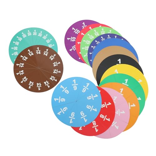 Kit de fractions magnétiques pour l'apprentissage des mathématiques en classe