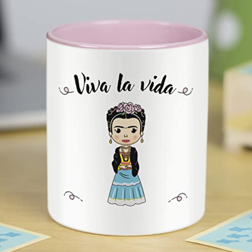 LA MENTE ES MARAVILLOSA - Taza con Frase y Dibujo. Regalo Original y Gracioso (Viva la Vida) Cover