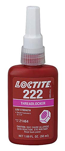 Loctite 21464 trava-roscas de baixa resistência e viscosidade, roxo, frasco de 50 mL