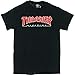 Thrasher Magazine Outlined Black Men's Short Sleeve T-Shirt - Large